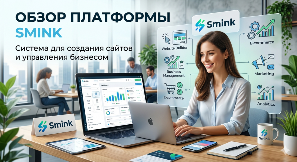 Обзор платформы Smink: система для создания сайтов и управления бизнесом