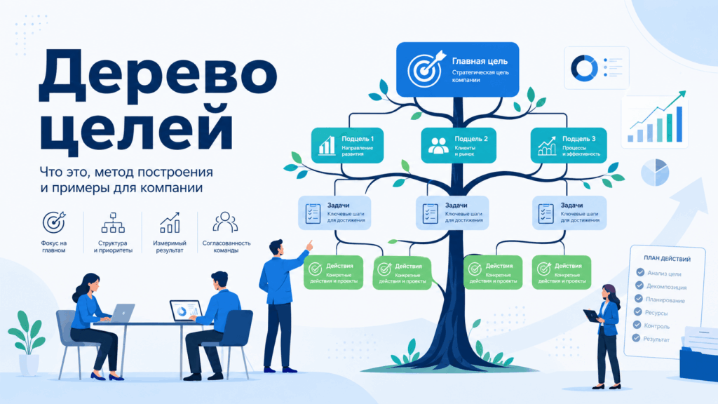 Дерево целей: что это, метод построения и примеры для компании