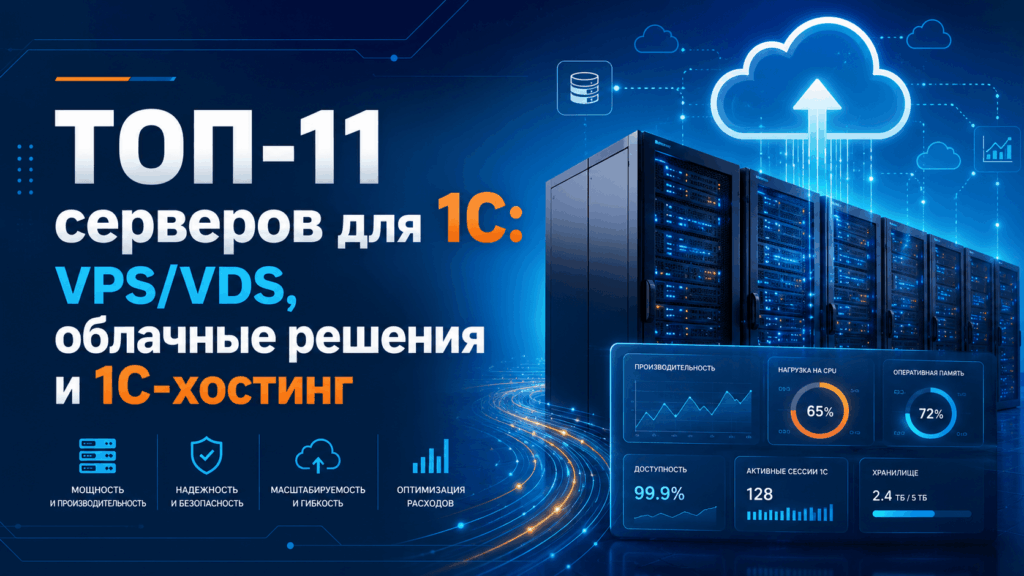 ТОП-11 серверов для 1С: VPS/VDS, облачные решения и 1C-хостинг