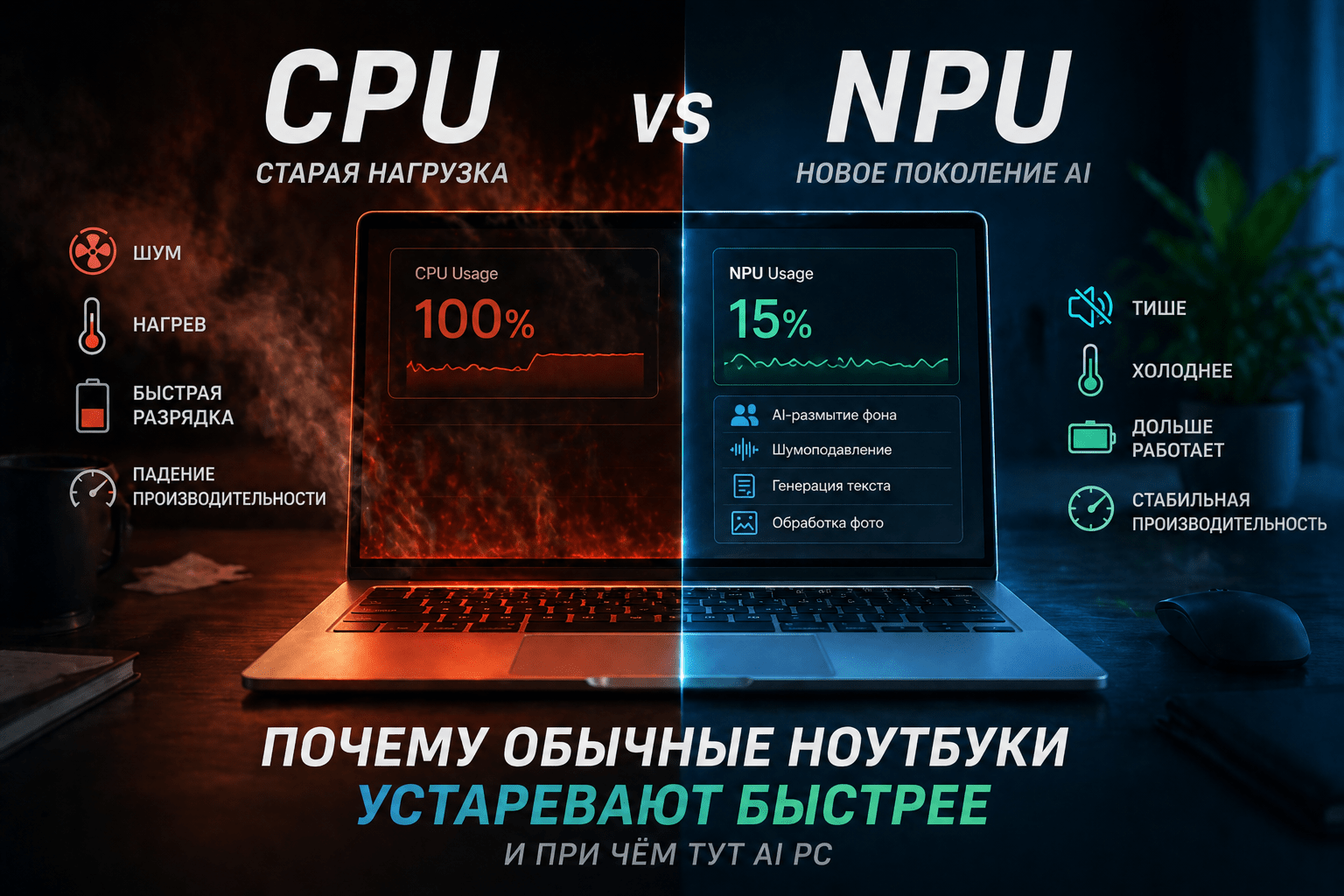 Почему обычные ноутбуки устаревают быстрее, чем вы думаете — и при чём тут AI PC